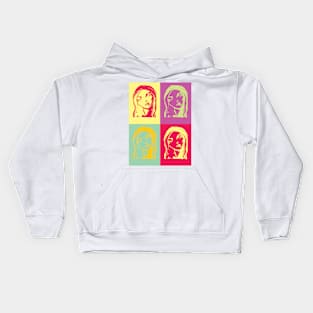 pop,art,three Kids Hoodie